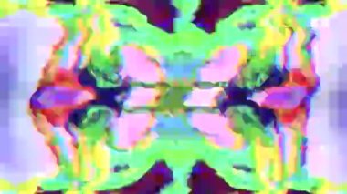 Büyüleyici geometrik nostaljik psikedelik kötü yolculuk geçmişi. 