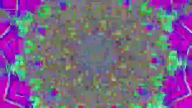 Kusursuz psikedelik fütürist bilim kurgu yanardöner kaleydoskop. 