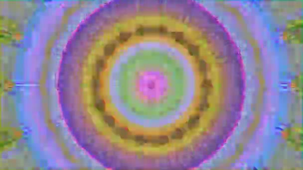 Abstrakt trendy dynamic cyberpunk iridescent pattern. — Stock video