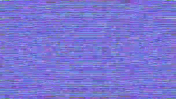Cyberpunkowe abstrakcyjne zniekształcenia światła. Modny kolorowy blask, lekka mieszanka. — Wideo stockowe