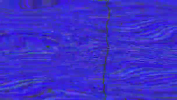 Abstrato geométrico cyberpunk psicodélico iridescente fundo . — Vídeo de Stock