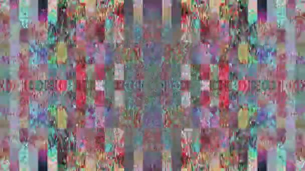 Vibrant psychedelic dynamic cyberpunk shimmering kaleidoscope. — Stock Video