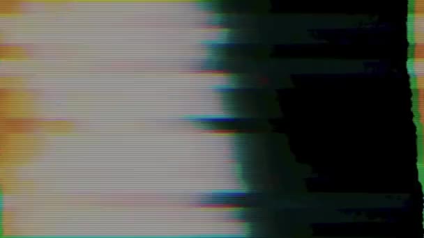 Surreal multicolored gradient shining background, otherworldly 90s spirit. Bad tv concept. — Stock Video