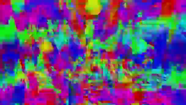 Surrealistische regenboog holografische lichtgevende textuur, fantastische jaren negentig stemming. — Stockvideo