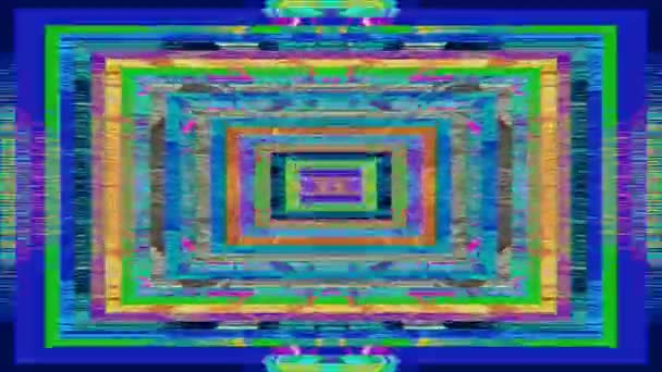 Surreale trama olografica iridescente luminosa, sognante anni ottanta sentire — Video Stock