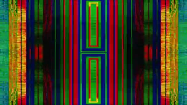 Surrealistické barevné gradient zářící pozadí, konceptuální duch 80. let. — Stock video