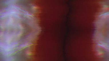 Fütürist doğal ışık metamorfozu. Renkli ışıltı, örtüşme, ışık saçması.