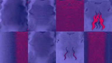 Dijital zarif geometrik siber punk titreşimli arkaplan. 