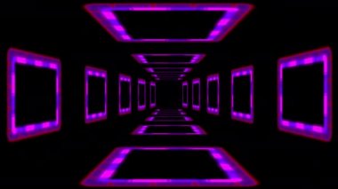 Dijital gökkuşağı parlak dokusu, rüya gibi 80 'ler havası. Herkes için iyi. Sonsuz video.