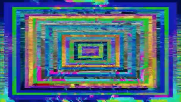 Абстрактный радужный голографический фон, фантастический дух 90-х . — стоковое видео