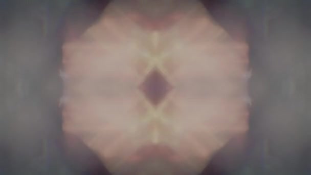 Caleidoscopio brillante ciberpunk geométrico psicodélico abstracto . — Vídeos de Stock