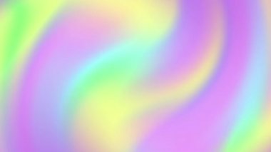 Soyut gradyan arkaplan, canlı holografik animasyon, modaya uygun neon dokusu, döngülü 4k.