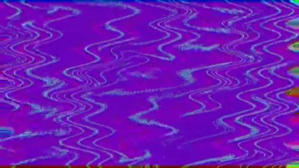 Universal geométrico waporvave moderno fundo iridescente. Conceito de data mosh. Distorções fantásticas para o seu vídeo . — Vídeo de Stock
