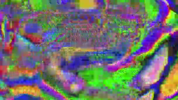 Abstrakt geometrisk waporvave trendiga glittrande bakgrund. Uhd 3840-2160. — Stockvideo