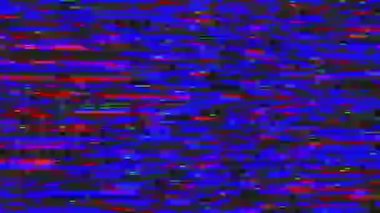 Hasarlı televizyon efekti. Neon fütüristik trend holografik arkaplanı dönüştürülüyor. 