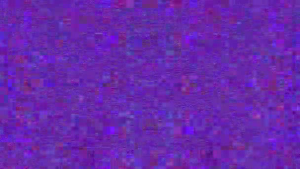 アブストラクト幾何学的な波状のエレガントな虹色の背景。破損したコンピュータデータのコンパイル. — ストック動画