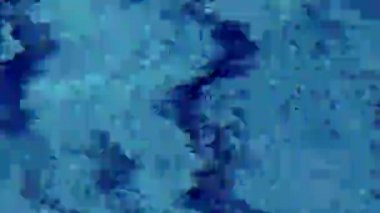 Kötü TV taklit ışık dönüşümleri holografik arkaplan. 