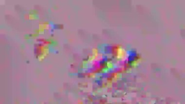 Soyut kötü tv taklit ışık sızıntıları parıldayan arka plan. Döngülü animasyon. 