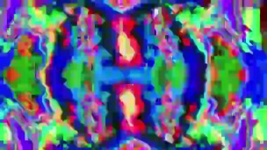 Neon nostaljik, ışıltılı arka planı dönüştürüyor. Video için ışık sızıntıları. 