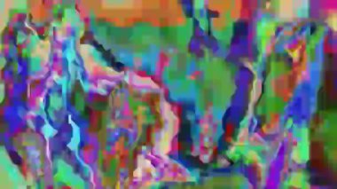 Soyut dinamik bilim kurgu, rüya gibi kötü yolculuk geçmişi. Ekran koruyucu video.