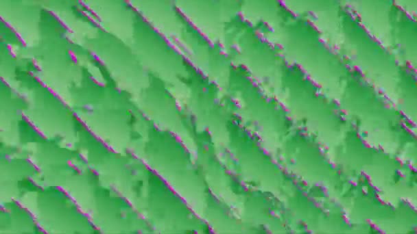 コンピュータエラー効果ネオンサイバーパンクトレンディーな虹色の背景. — ストック動画