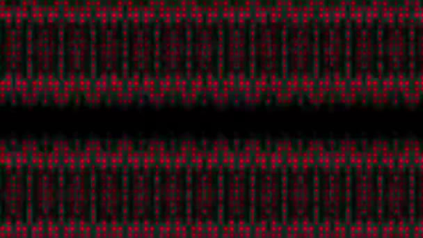 Kötü TV taklidi geometrik nostaljik zarif holografik arkaplan. — Stok video