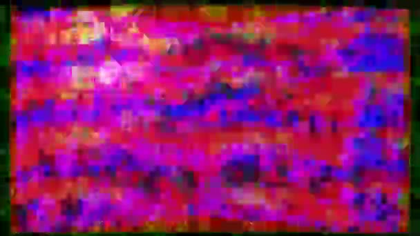 计算机生成的未来主义视频，全息损坏数据vfx. — 图库视频影像