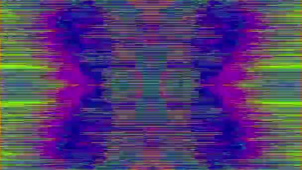 Coloré géométrique futuriste mode fond chatoyant. Animation en boucle . 