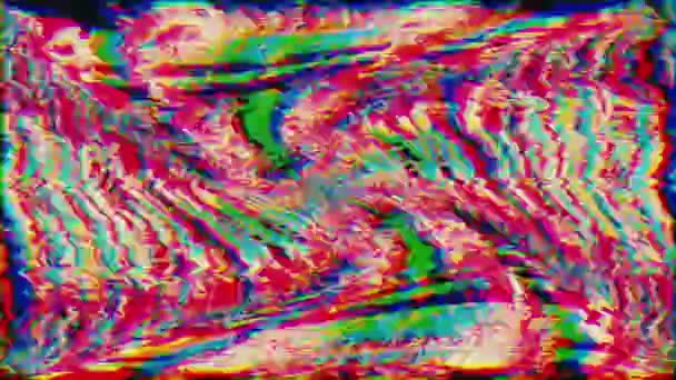 软件生成的抽象动画，虹吸损坏的数据vfx. — 图库视频影像