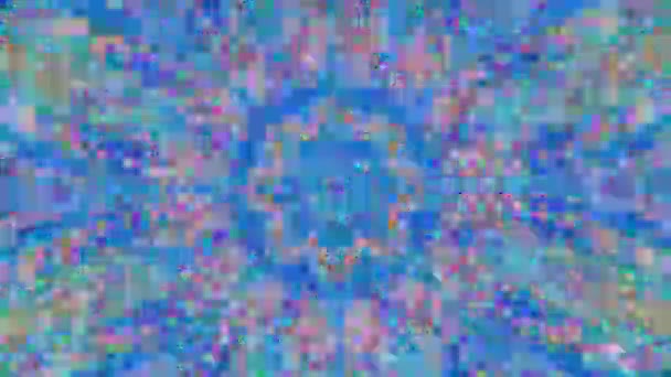 Futuristic fractals ornaments, multicolored particles for meditating videos. — Stock Video