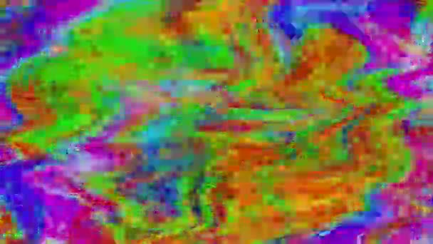 Abstraktní geometrické sci-fi trendy holografické pozadí. Animace smyčky. — Stock video