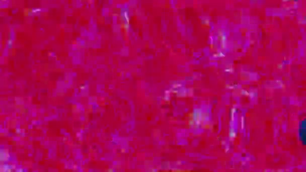 Clip abstracto generado digitalmente, error del sistema iridiscente vfx . — Vídeos de Stock