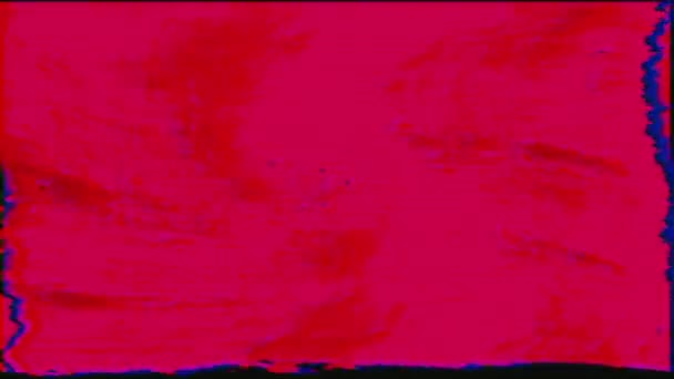 コンピュータが生成した抽象アニメーション,虹色データの崩壊ビデオfx. — ストック動画
