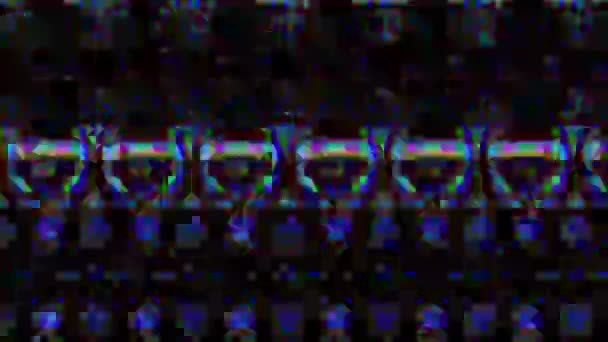 Casual ornamentalen Sci-Fi trendigen irisierenden Hintergrund. Loop-Material. — Stockvideo
