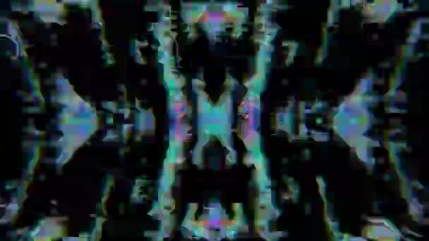 Glitch imitation ornementale cyberpunk psychédélique fond scintillant . 