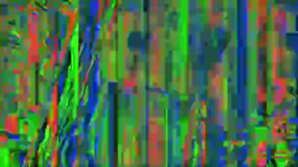 Casual δυναμική cyberpunk ψυχεδελική shimmering φόντο. — Αρχείο Βίντεο