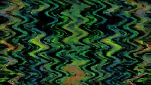 Multicolorido glitch imitação luz vazamento cintilante fundo. Imagens sem costura . — Vídeo de Stock
