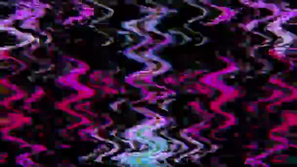 Charmoso má tv imitação luz vaza fundo iridescente. Imagens de loop . — Vídeo de Stock