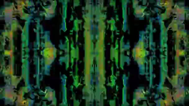 Coloré mauvais tv imitation flare fond irisé. Animation en boucle . 