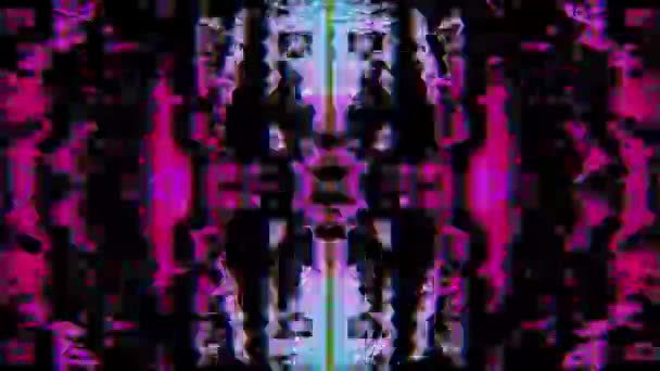 Caleidoscópio fractal futurista, animação em relevo para projeto de meditação . — Vídeo de Stock