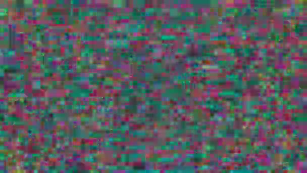 Software generated abstract animation, holographic corrupted data imitation. — Stock Video