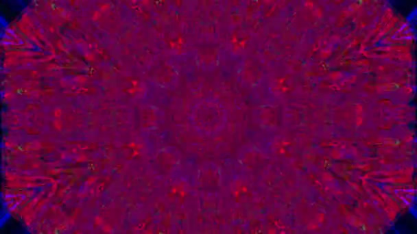 Fractales psychédéliques kaléidoscope, graphique de mouvement coloré pour des projets abstraits .