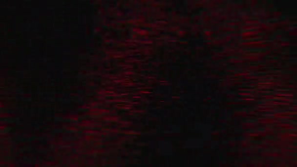 Multicolore neon web punk psichedelico sfondo scintillante. Miscela nastro VHS . — Video Stock