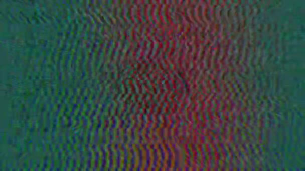 Fondo abstracto de neón cyberpunk psicodélico iridiscente. Mezcla de cinta Vhs. Transiciones para el proyecto creativo . — Vídeo de stock