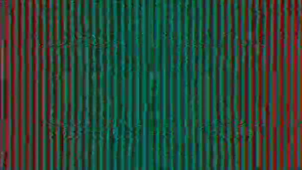 Umgebungspolychrome Textur. Data Mosh Konzept, psychedelische Computergrafik. — Stockvideo