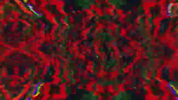 Abstract polychrome texture. bad trip effect, Digital animation. — 비디오