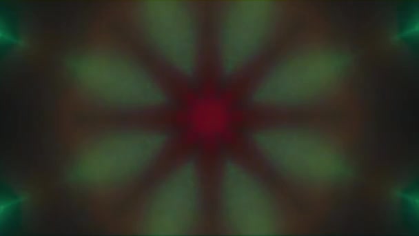 Casual ornamentele cyberpunk dromerige iriserende achtergrond. Slechte tv-beelden. — Stockvideo