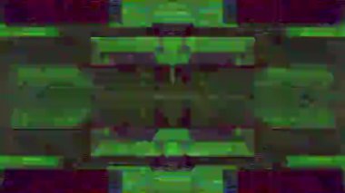 Sıradan bir neon nostaljik rüya gibi holografik arka plan. Kötü TV gösterisi. 