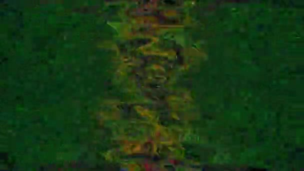 Universel néon web punk mode fond irisé. Un vieux mix télé. Transformations fractales .