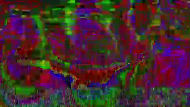 Transformation ornementale vaporwave élégant fond holographique. Vieille démonstration tv . 